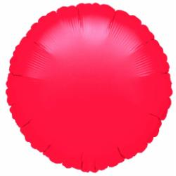 Picture of 18" FOIL - METALLIC RED ROUND