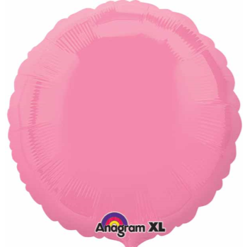 Picture of 18" FOIL - BRIGHT BUBBLE GUM PINK ROUND