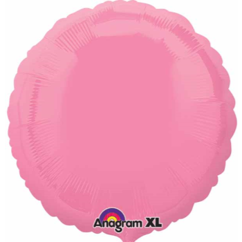 Image de 18" FOIL - BRIGHT BUBBLE GUM PINK ROUND