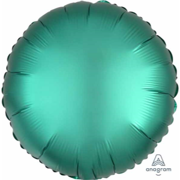 Image de 18" FOIL - LUXE SATIN JADE ROUND ( GREEN )