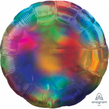 Picture of 18" FOIL - IRIDESCENT RAINBOW ROUND