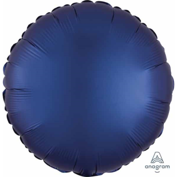 Picture of 18" FOIL - LUXE SATIN NAVY ROUND