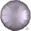 Picture of 18" FOIL - LUXE SATIN GREIGE ROUND ( LIGHT GREY )
