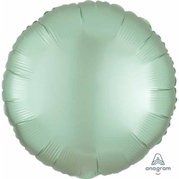 Picture of 18" FOIL - LUXE SATIN MINT GREEN ROUND