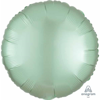 Image de 18" FOIL - LUXE SATIN MINT GREEN ROUND