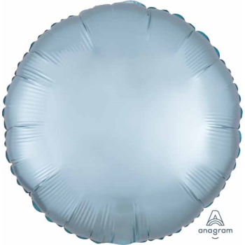 Picture of 18" FOIL - LUXE SATIN PASTEL BLUE ROUND