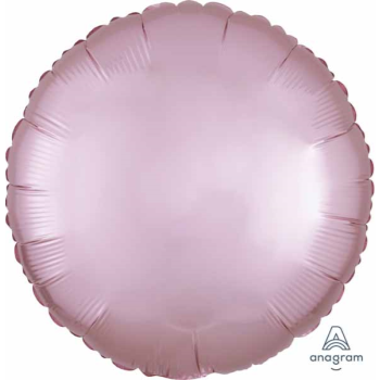 Image de 18" FOIL - LUXE SATIN PASTEL PINK ROUND