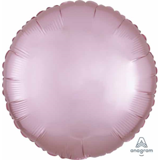 Picture of 18" FOIL - LUXE SATIN PASTEL PINK ROUND