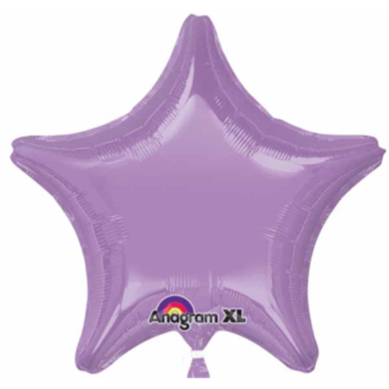 Image sur 18" FOIL - PEARL LAVENDER STAR