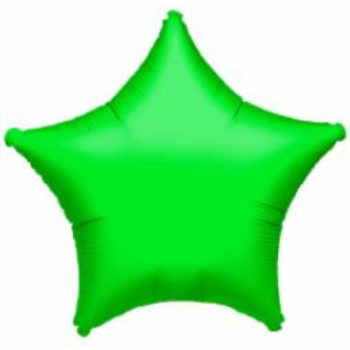 Image de 18" FOIL - METALLIC GREEN STAR