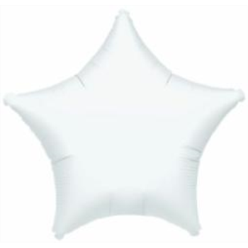 Picture of 18" FOIL - METALLIC WHITE STAR