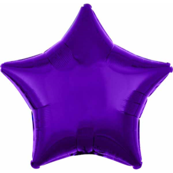 Image de 18" FOIL - METALLIC PURPLE STAR