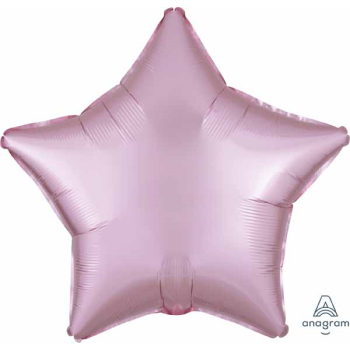 Image de 18" FOIL - LUXE SATIN PASTEL PINK STAR 