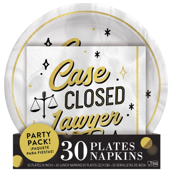 Picture of DECOR - LAW SCHOOL GRAD VALUE PACK - PLATES AND NAPKINS