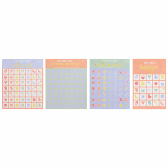 Image sur DECOR - BABY SHOWER 2 IN 1 BINGO GAME