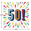 Picture of 50TH BIRTHDAY BURST - LUNCHEON NAPKINS