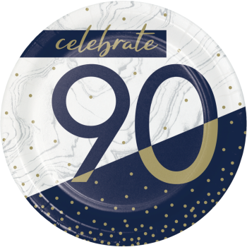 Image de 90TH  NAVY & GOLD MILESTONE - 7" PLATES