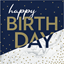 Picture of TABLEWARE - NAVY & GOLD MILESTONE LUNCHEON NAPKINS