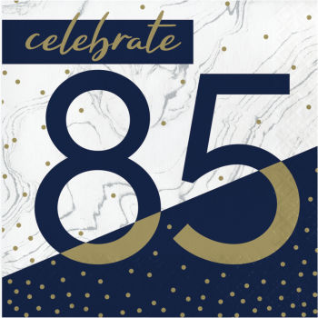 Image de 85TH NAVY & GOLD MILESTONE - LUNCHEON NAPKINS