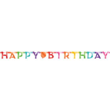Picture of DECOR - HAPPY BIRTHDAY JOINTED BANNER