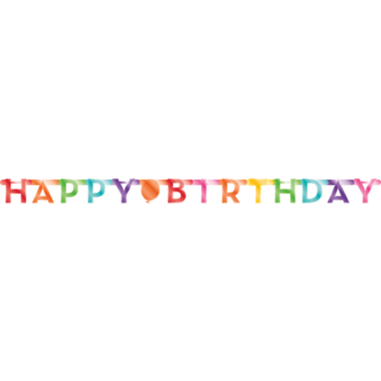 Image sur DECOR - HAPPY BIRTHDAY JOINTED BANNER