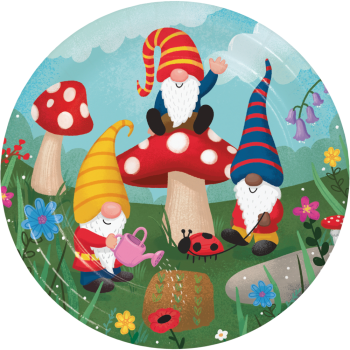 Picture of PARTY GNOMES - 9" PLATES