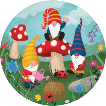 Image de PARTY GNOMES - 9" PLATES