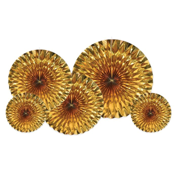 Picture of GOLD METALLIC FANS
