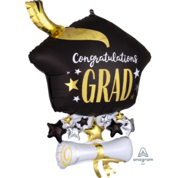 Picture of 25" CAP AND DIPLOMA SUPERSHAPE