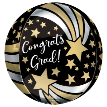 Image de CONGRATS GRAD STARS ORBZ BALLOON