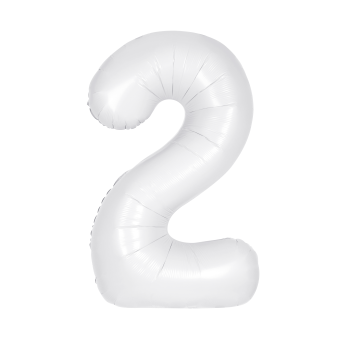 Image de 34'' NUMBER 2 SUPERSHAPE - WHITE