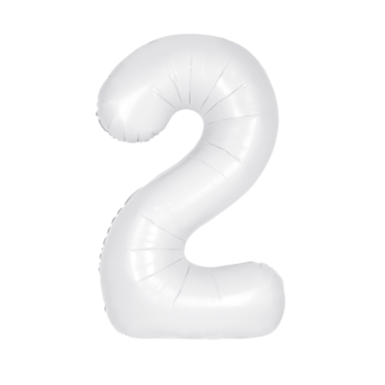 Image sur 34'' NUMBER 2 SUPERSHAPE - WHITE