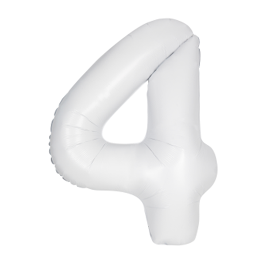 Image sur 34'' NUMBER 4 SUPERSHAPE - WHITE