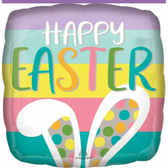 Image sur 18" FOIL - HAPPY EASTER BUNNY EAR