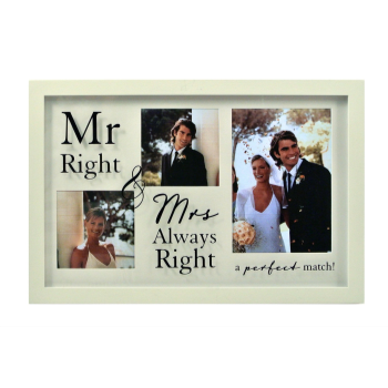 Picture of DECOR - MR RIGHT MRS RIGHT FRAME