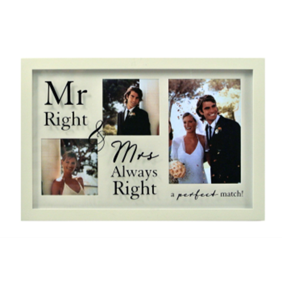 Image sur DECOR - MR RIGHT MRS RIGHT FRAME