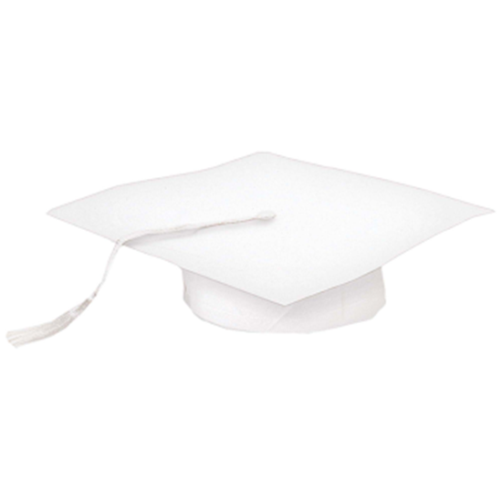 Image sur WEARABLES - WHITE GRAD CAP HAT