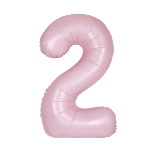 Image sur 34'' NUMBER 2 SUPERSHAPE - LIGHT PINK