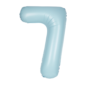 Image de 34'' NUMBER 7 SUPERSHAPE - LIGHT BLUE