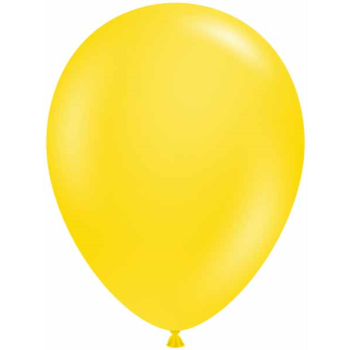 Image de 5" YELLOW LATEX BALLOONS - TUFTEK