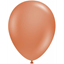 Image de 5" BURNT ORANGE LATEX BALLOONS - TUFTEK