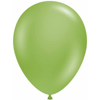 Image de 5" FIONA GREEN LATEX BALLOONS - TUFTEK