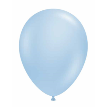 Image de 5" PEARL SKY BLUE LATEX BALLOONS - TUFTEK