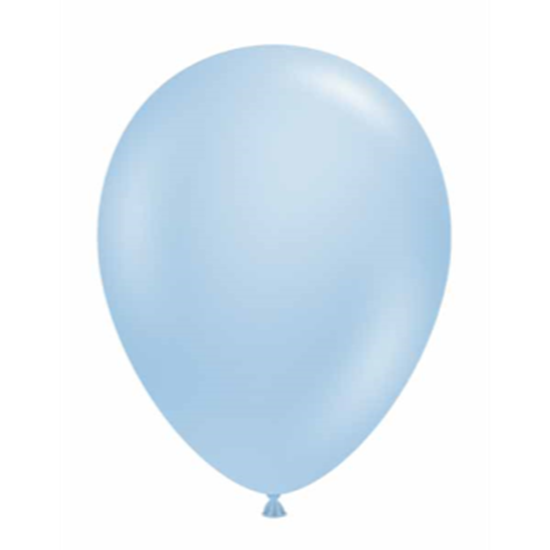 Image sur 5" PEARL SKY BLUE LATEX BALLOONS - TUFTEK