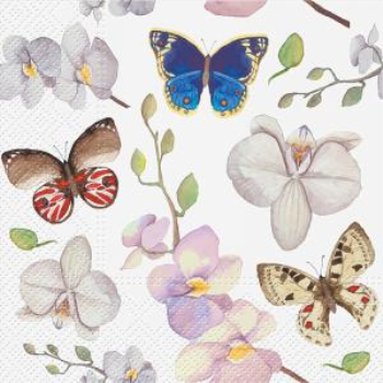 Picture of BUTTERFLIES LUNCHEON NAPKINS