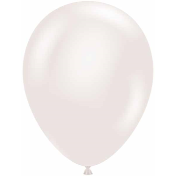 Image de 5" PEARL WHITE SUGAR LATEX BALLOONS - TUFTEK