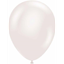 Image de 5" PEARL WHITE SUGAR LATEX BALLOONS - TUFTEK