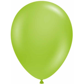 Picture of 5" LIME GREEN LATEX BALLOONS - TUFTEK