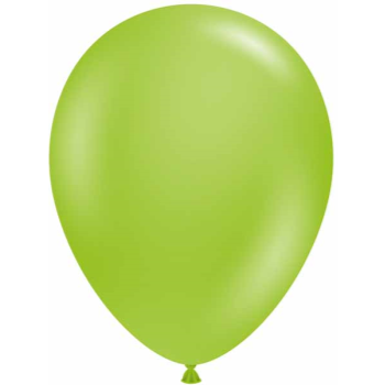 Image de 5" LIME GREEN LATEX BALLOONS - TUFTEK