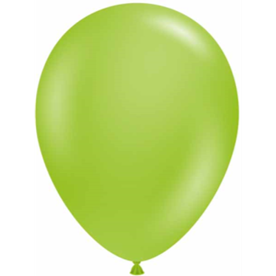 Picture of 5" LIME GREEN LATEX BALLOONS - TUFTEK